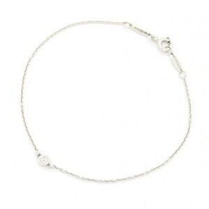 TIFFANY & CO. Silver Diamond Charm Bracelet